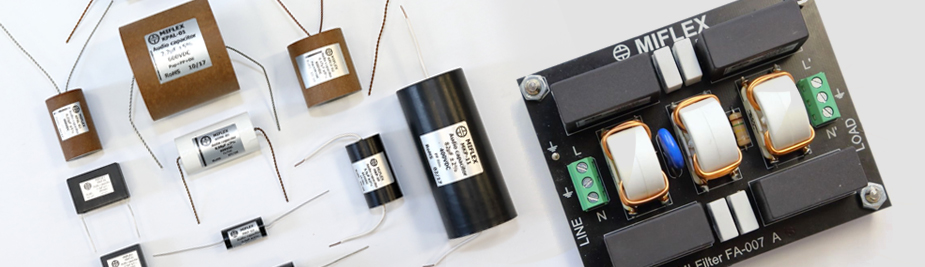 Miflex Capacitors and audio filters